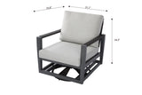 Laguna Outdoor Aluminum Swivel Chair with Sunbrella® Cushions (OS-2506W)