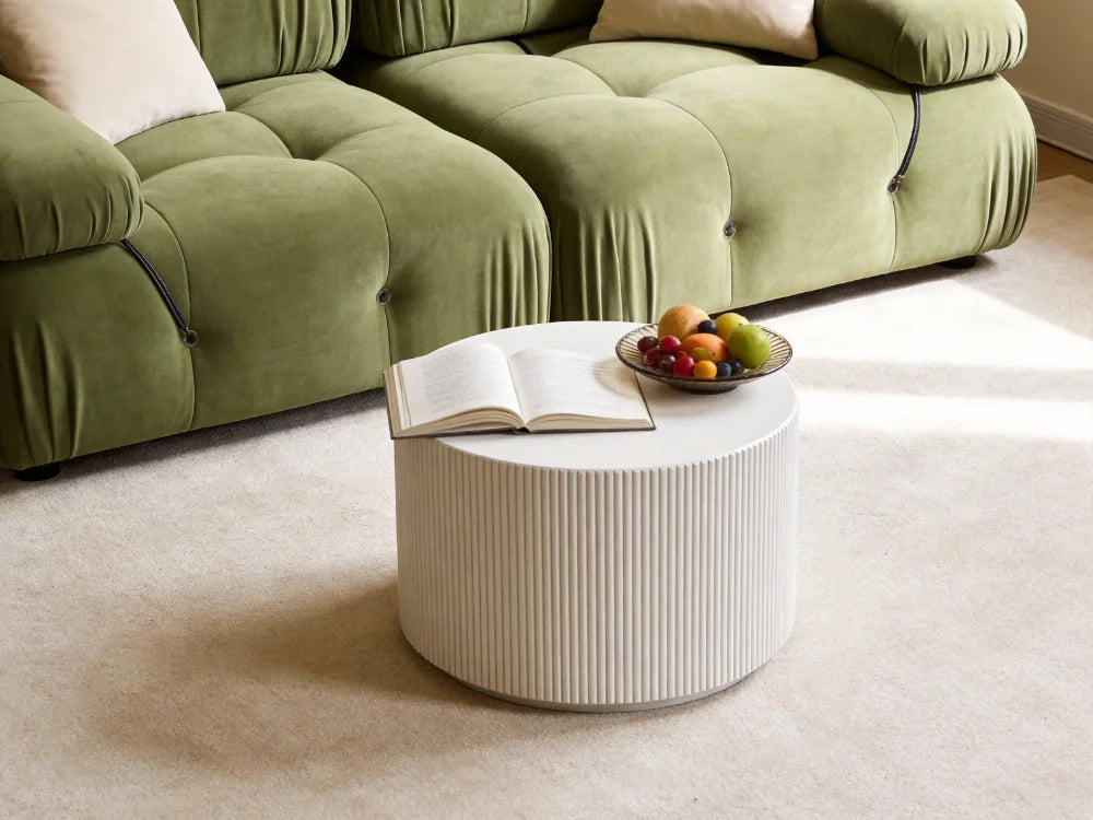 Auckland 19.7" Round Concrete Coffee table(FCG105)