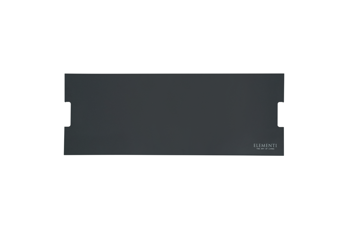 Andes Dark Gray Stainless Steel Lid with 'Elementi' branding on a white background