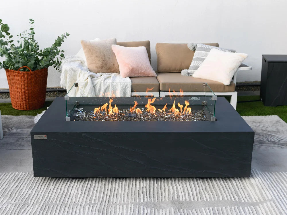 Cape Town & Meteora 56" Sandstone Fire Table (OFG410)