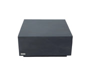 Colorado 34 inches Dark Gray Concrete Coffee Table, shown against a plain white background.