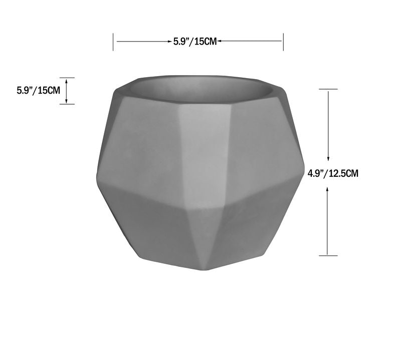 Modeno Concrete Succulent Planter (MF1077LG)