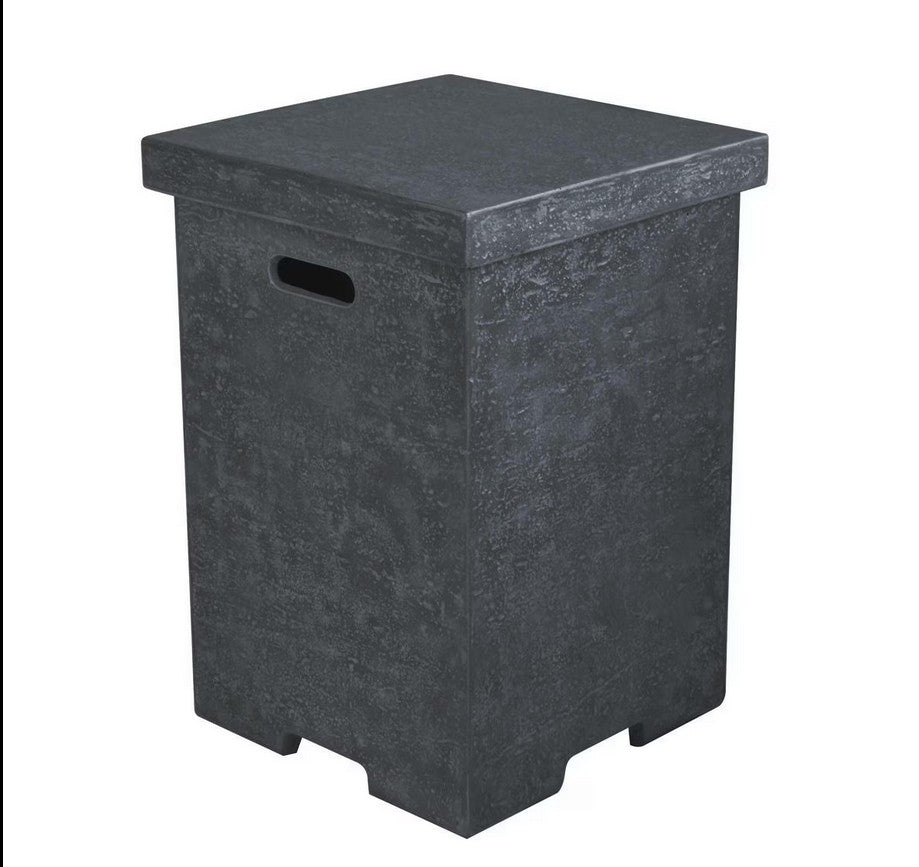 Dark Gray Concrete Propane Tank Cover for Manhattan/Metropolis/Hampton Fire Table