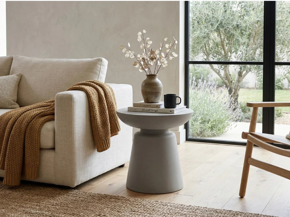 Kylix Concrete Side Table (FEG06)