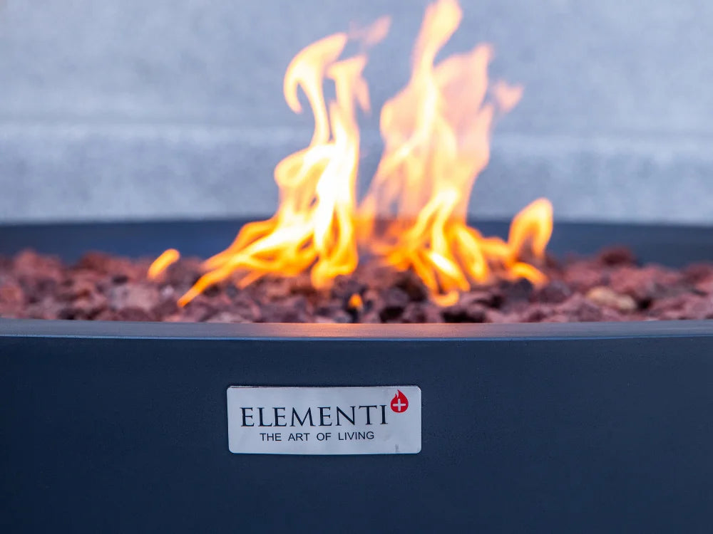 +Rose Bowl 48" Dark Gray Concrete Fire Pit (OFG420DG)