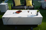 +Carrara 60" Marble Porcelain Fire Table (OFP121BW)