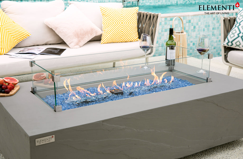 +Meteora 56" Sandstone Fire Table (OFG410SG)