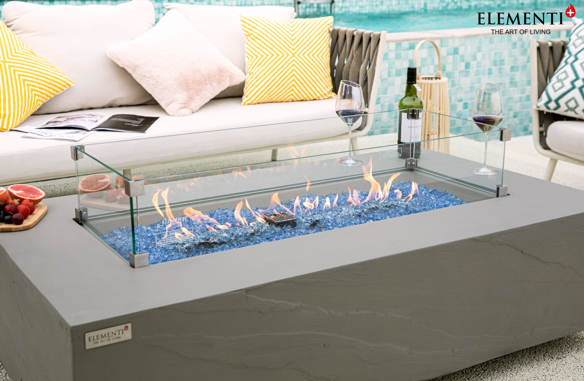 +Meteora 56" Sandstone Fire Table (OFG410SG)