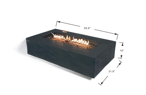 +Cape Town 56" Sandstone Fire Table (OFG410SL)