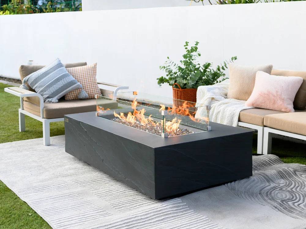 Cape Town & Meteora 56" Sandstone Fire Table (OFG410)