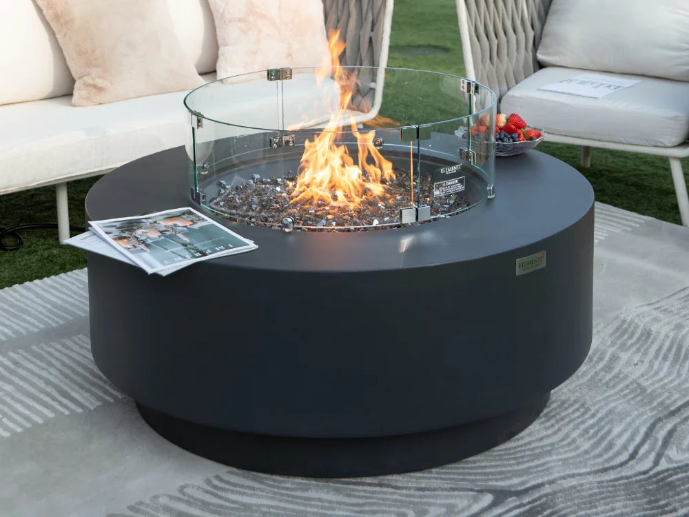 +Nimes & colosseo 41" Sandstone Fire Table (OFG414)