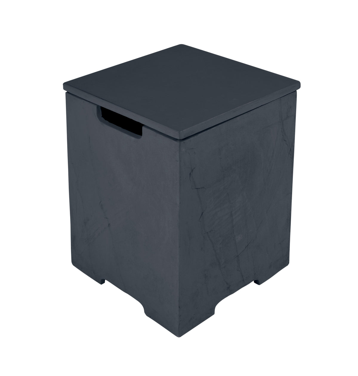 Elementi Plus Dark Gray Concrete Propane Tank Cover with Removable Top