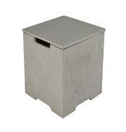Elementi Plus Light Gray Concrete Propane Tank Cover with Removable Top
