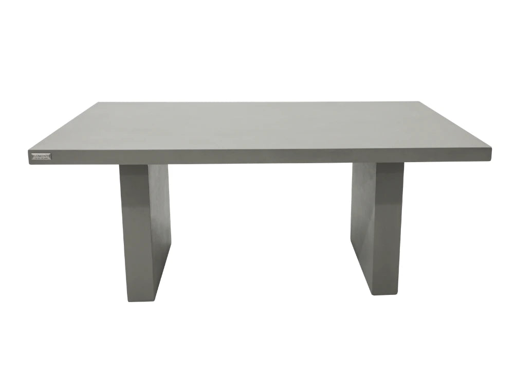 Santiago 72" Space Gray Concrete Dining Table (FDG01-SG)
