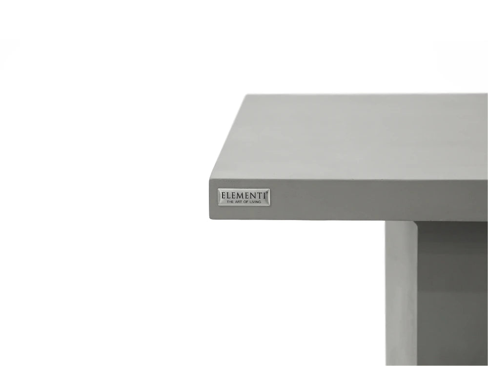 Santiago 72" Space Gray Concrete Dining Table (FDG01-SG)