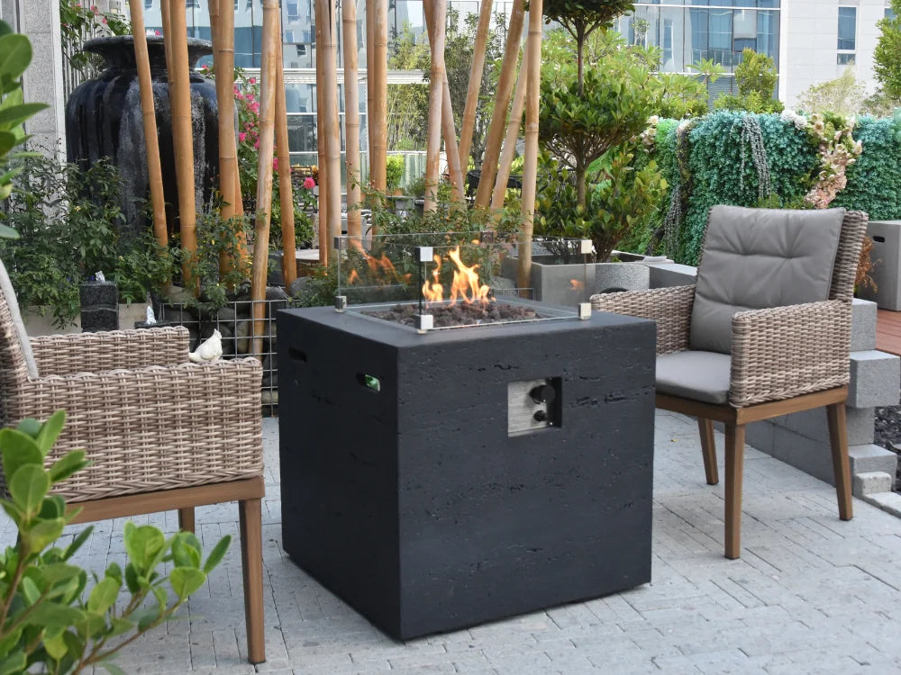 Ellington 27" Propane Concrete Fire Table (OFG302-LP)