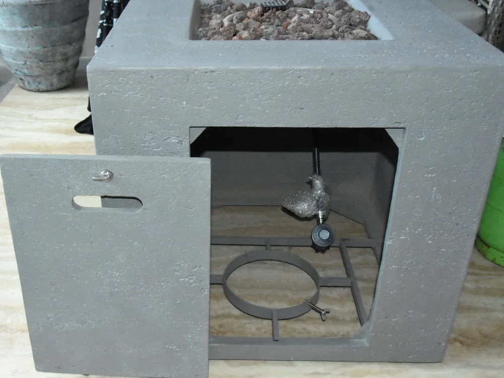Ellington 27" Propane Concrete Fire Table (OFG302-LP)