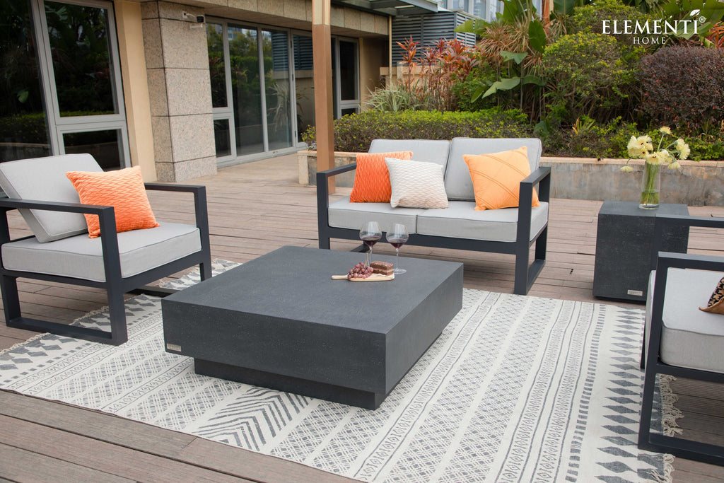 Tevere 40" Concrete Coffee Table (FCG01)