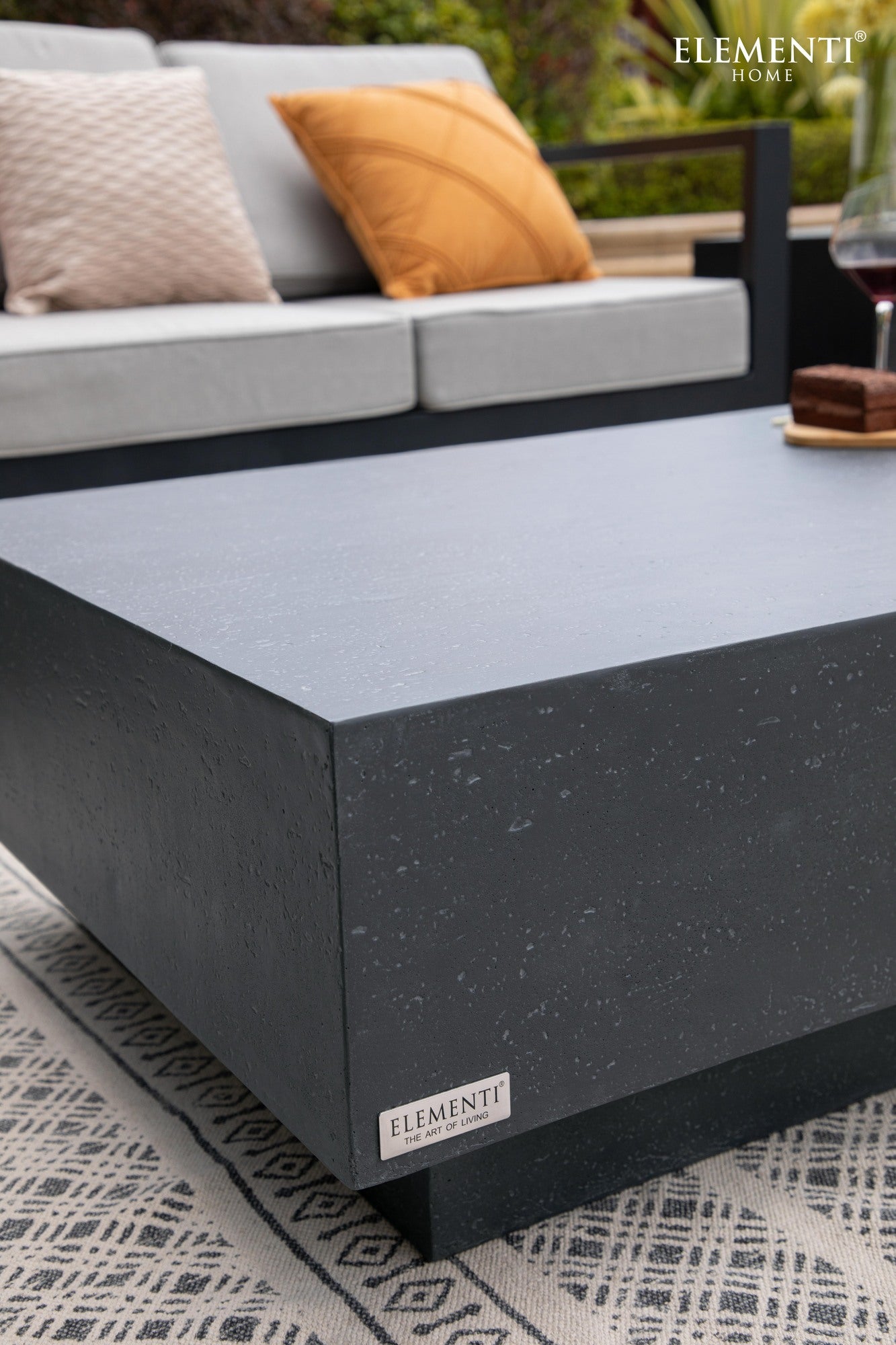 Tevere 60" Concrete Coffee Table (FCG03)
