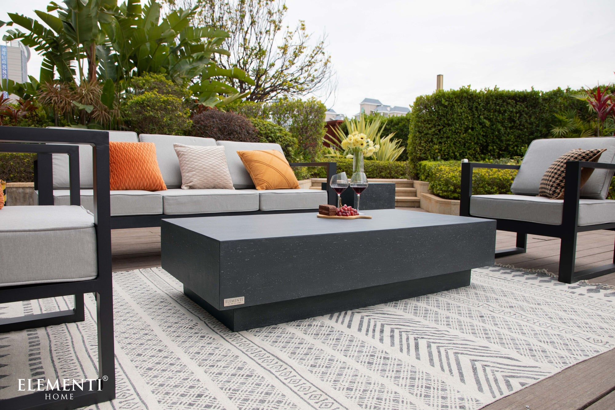 Tevere 60" Concrete Coffee Table (FCG03)