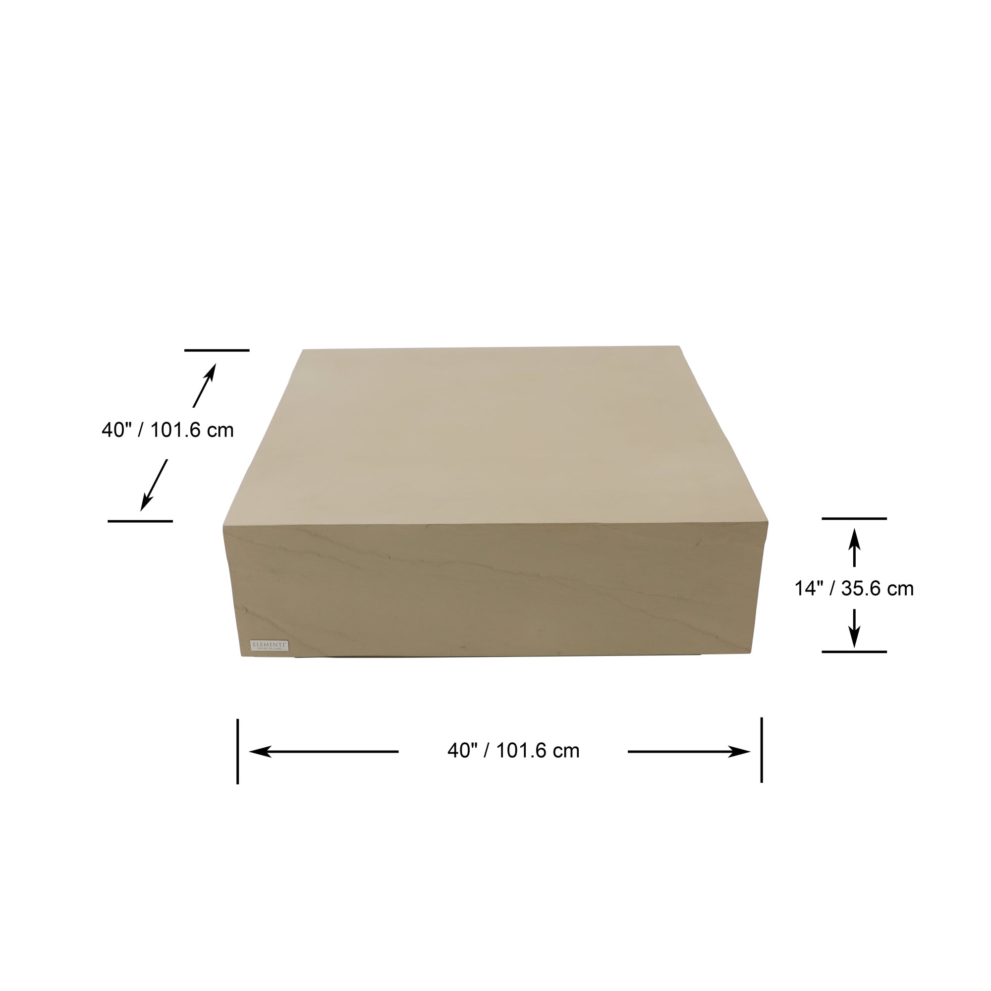 Colorado 40" Concrete Coffee Table (FCG04)