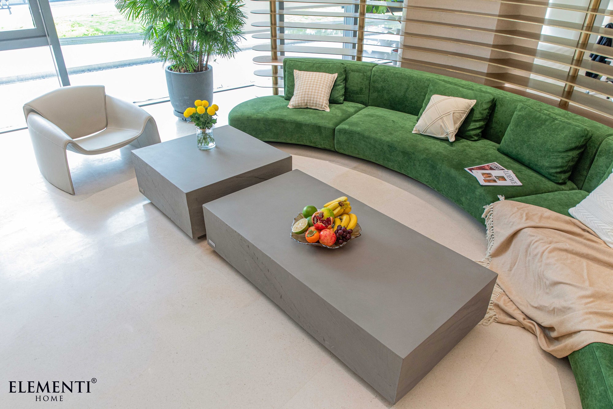 Colorado 60" Concrete Coffee Table (FCG06)