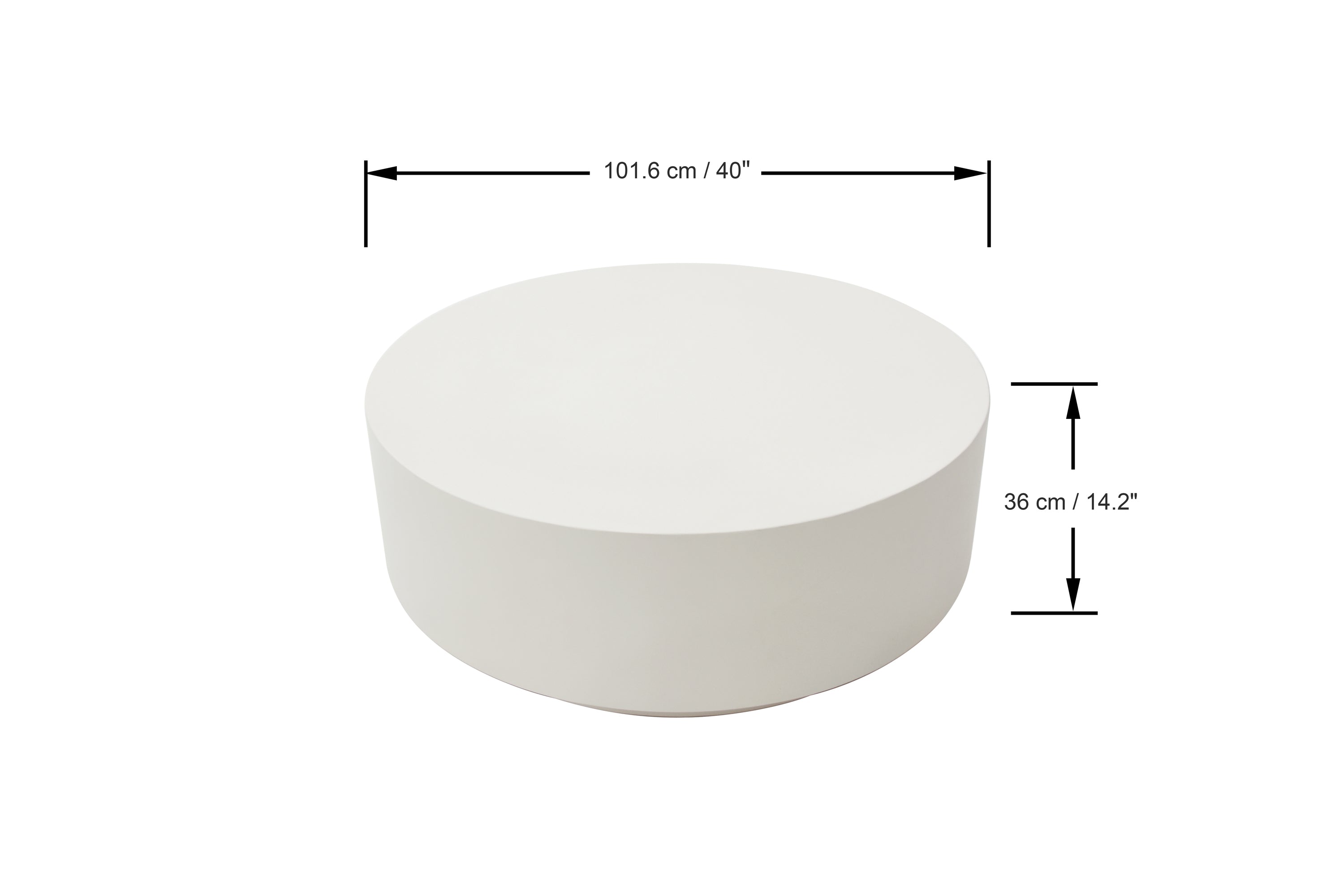 Rome 40" Concrete Coffee Table (FCG07)