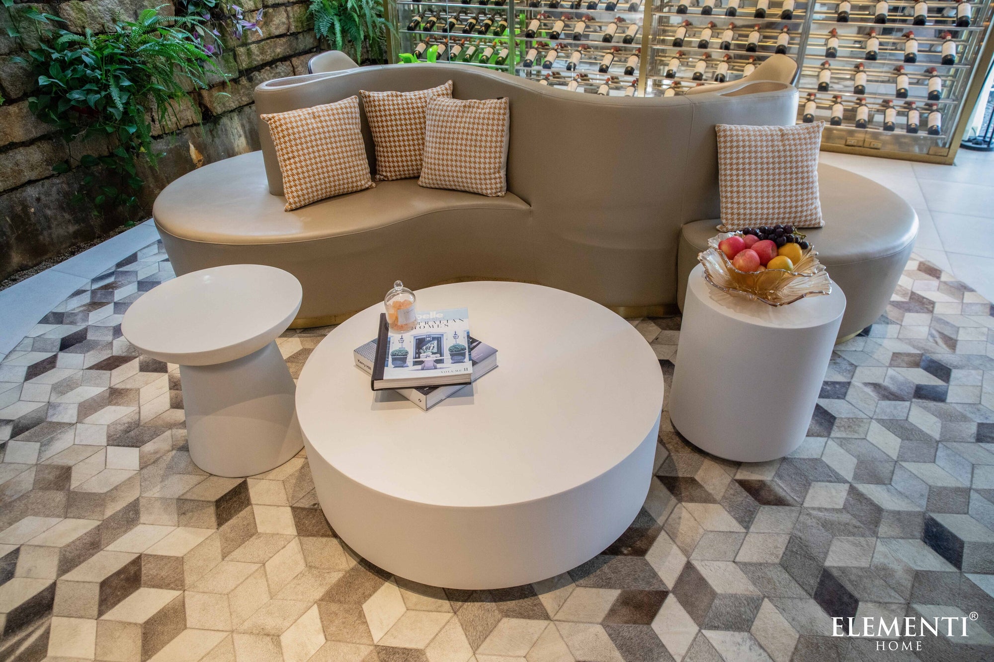 Rome 40" Concrete Coffee Table (FCG07)