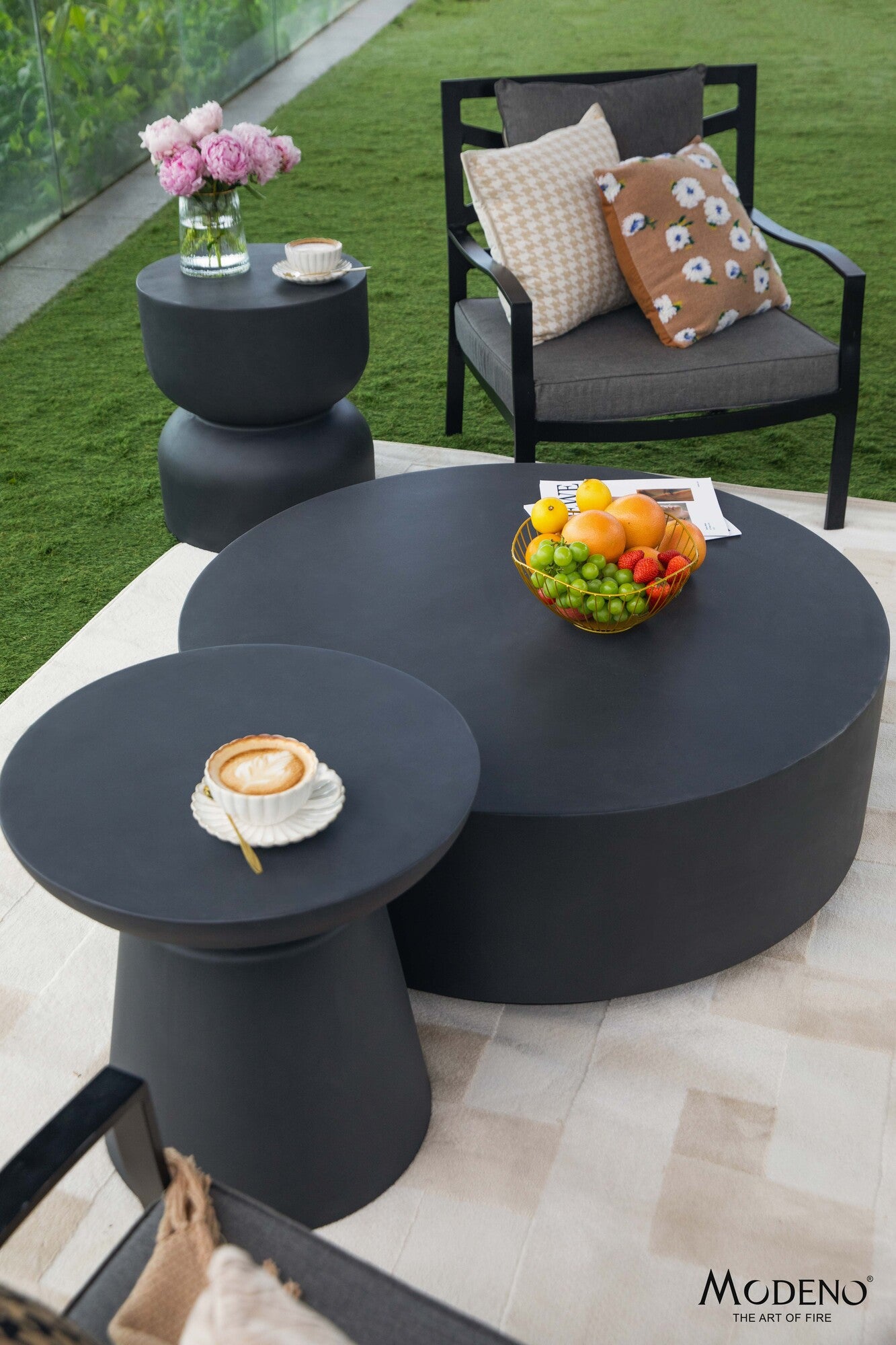 Rome 40" Concrete Coffee Table (FCG07)