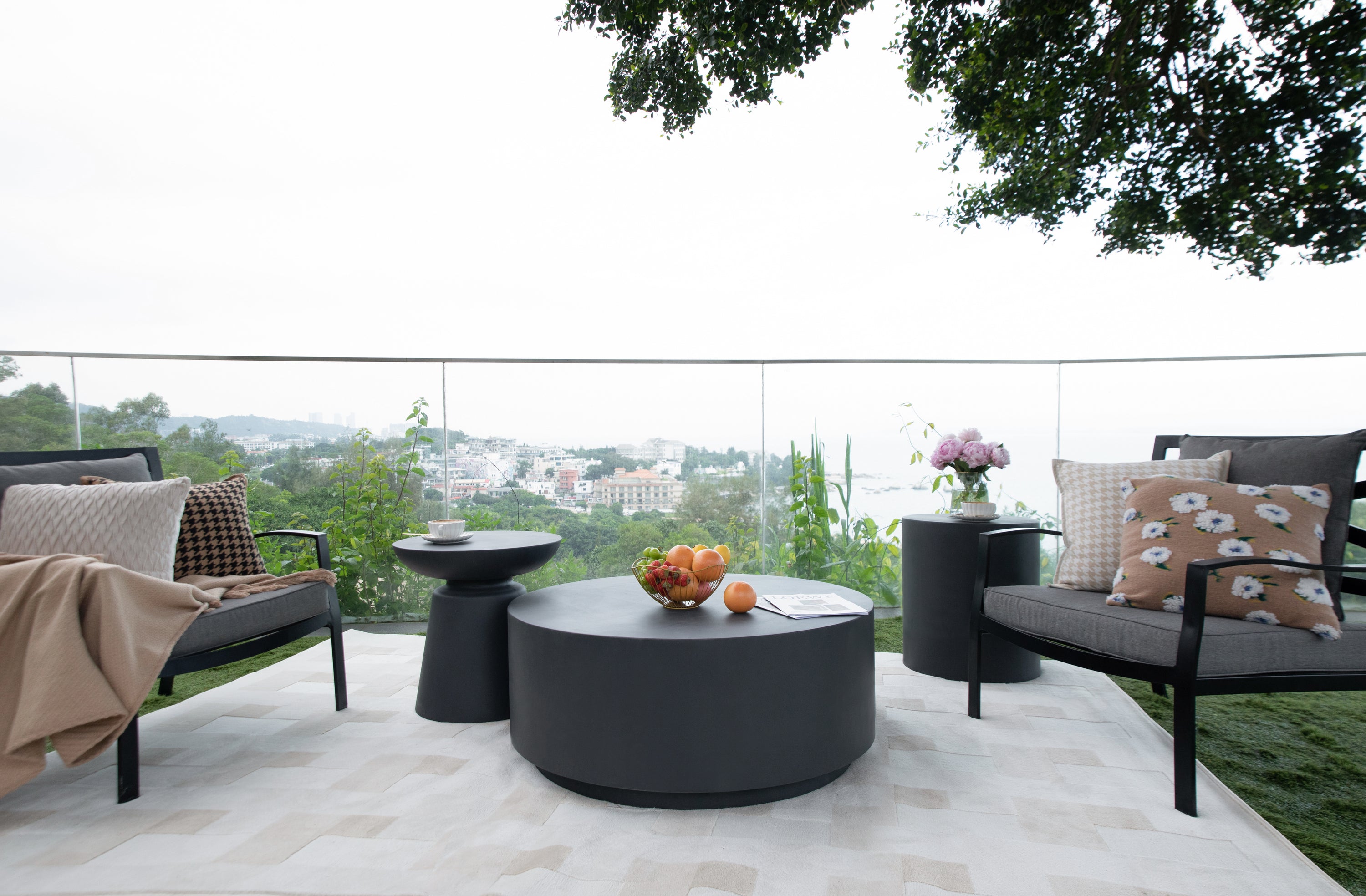 Rome 34" Concrete Coffee Table (FCG08)