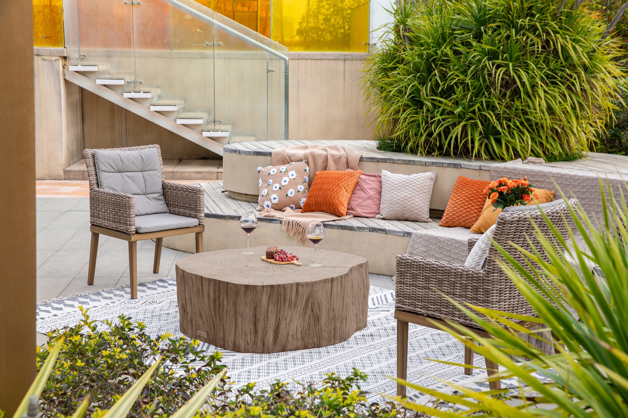 Daintree 42" Concrete Coffee Table (FCG11)