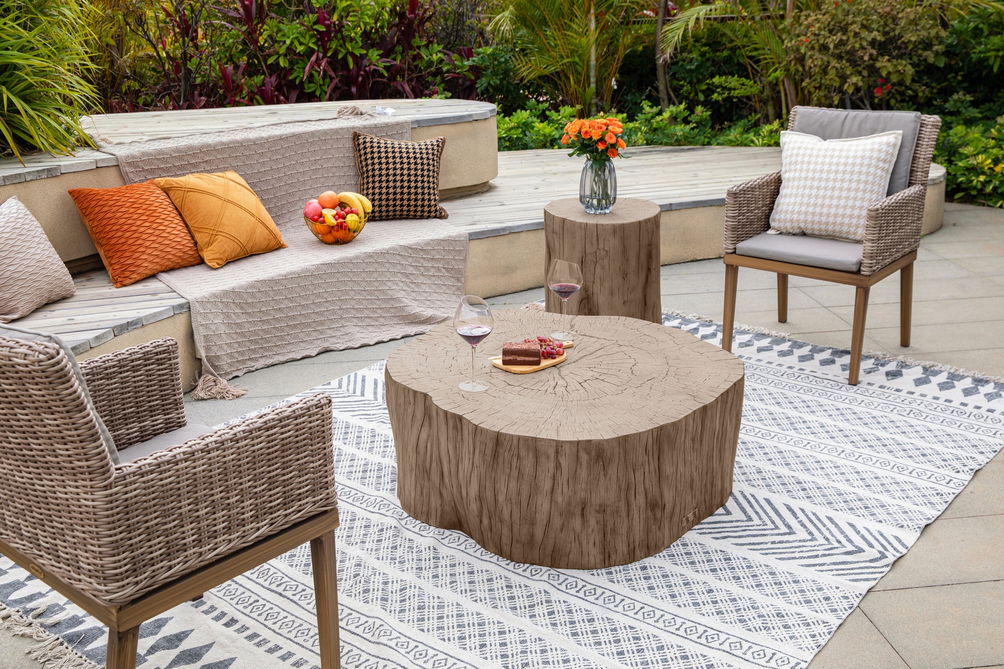 Daintree 42" Concrete Coffee Table (FCG11)
