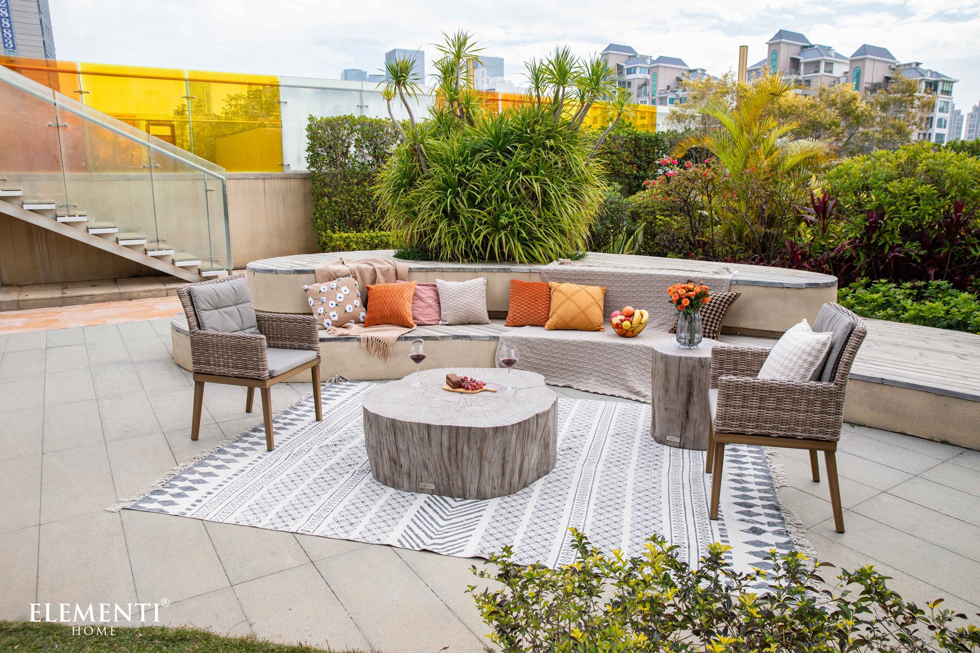 Daintree 42" Concrete Coffee Table (FCG11)