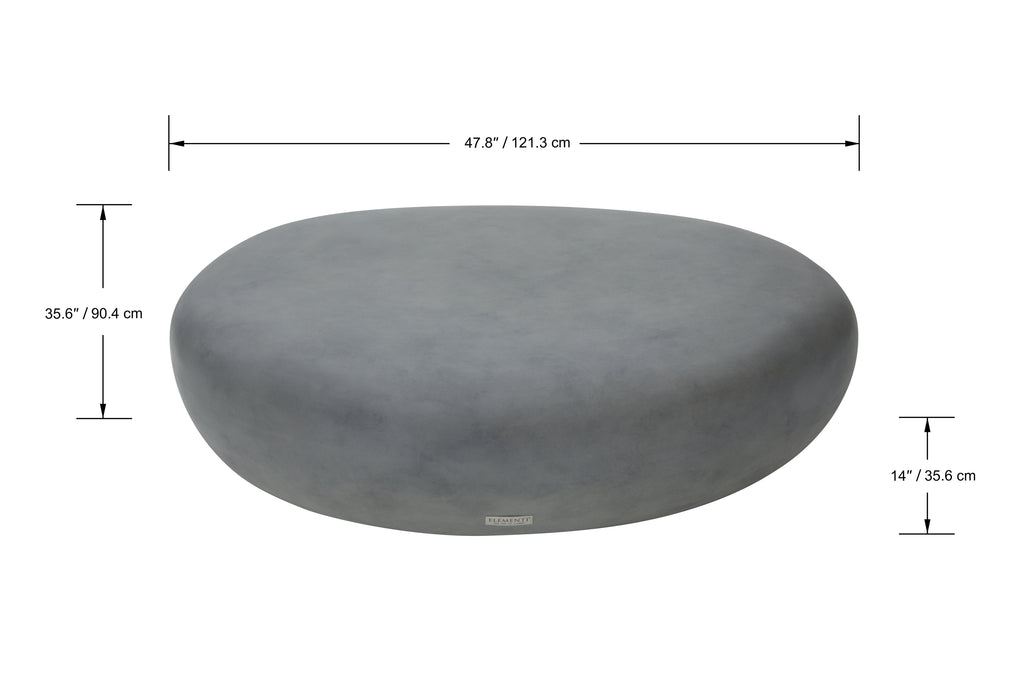 Hawaii 48" Concrete Coffee Table (FCG15)