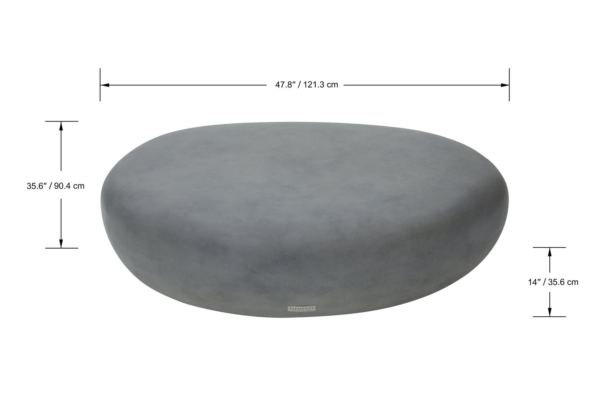 Hawaii 48" Concrete Coffee Table (FCG15)