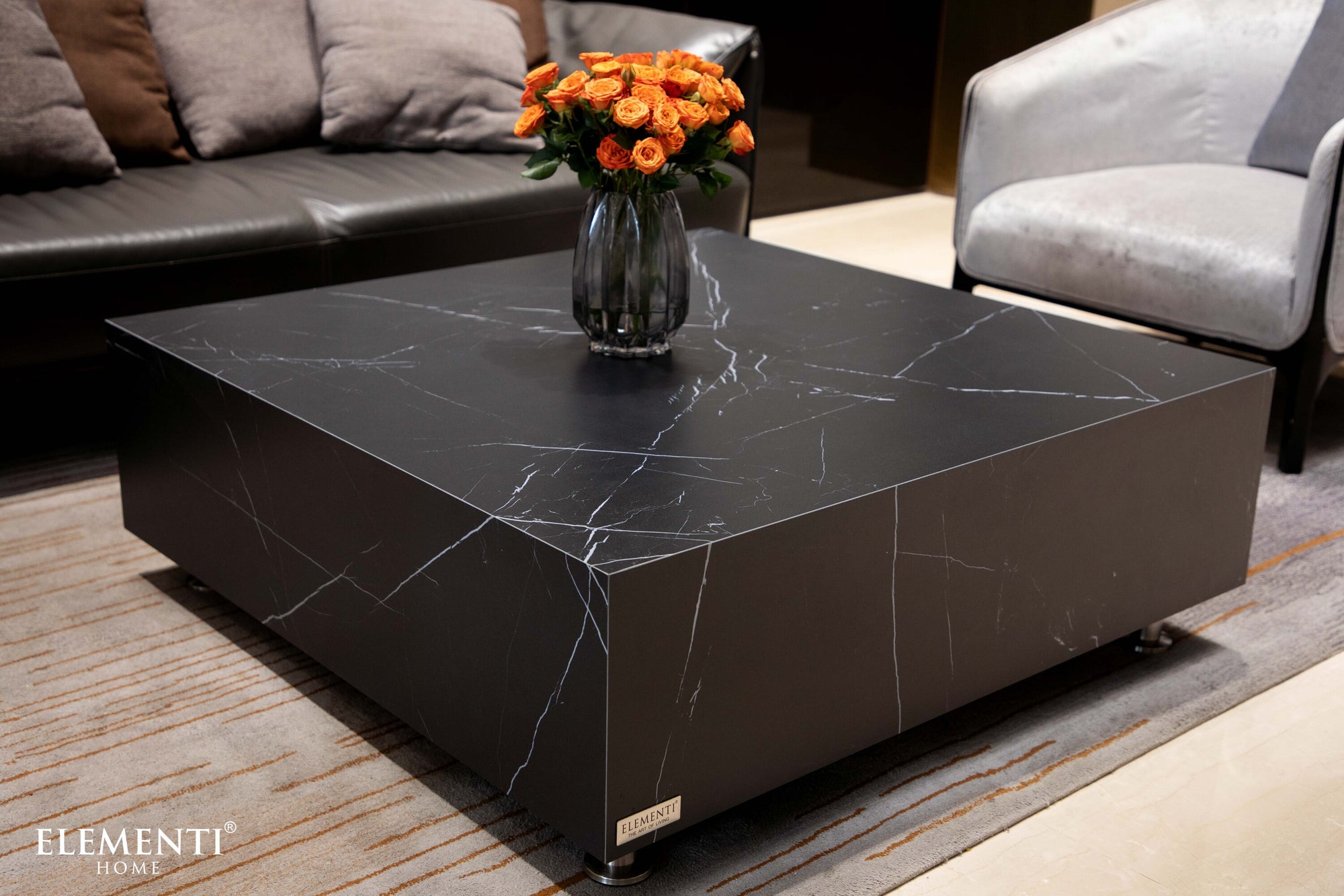 +Sofia Marble Porcelain Coffee Table (FCP-BB)