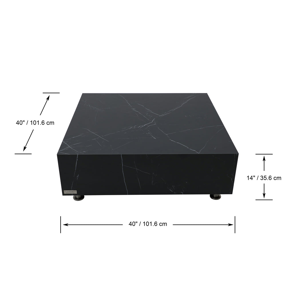 +Sofia Marble Porcelain Coffee Table (FCP-BB)