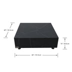 +Sofia Marble Porcelain Coffee Table (FCP-BB)