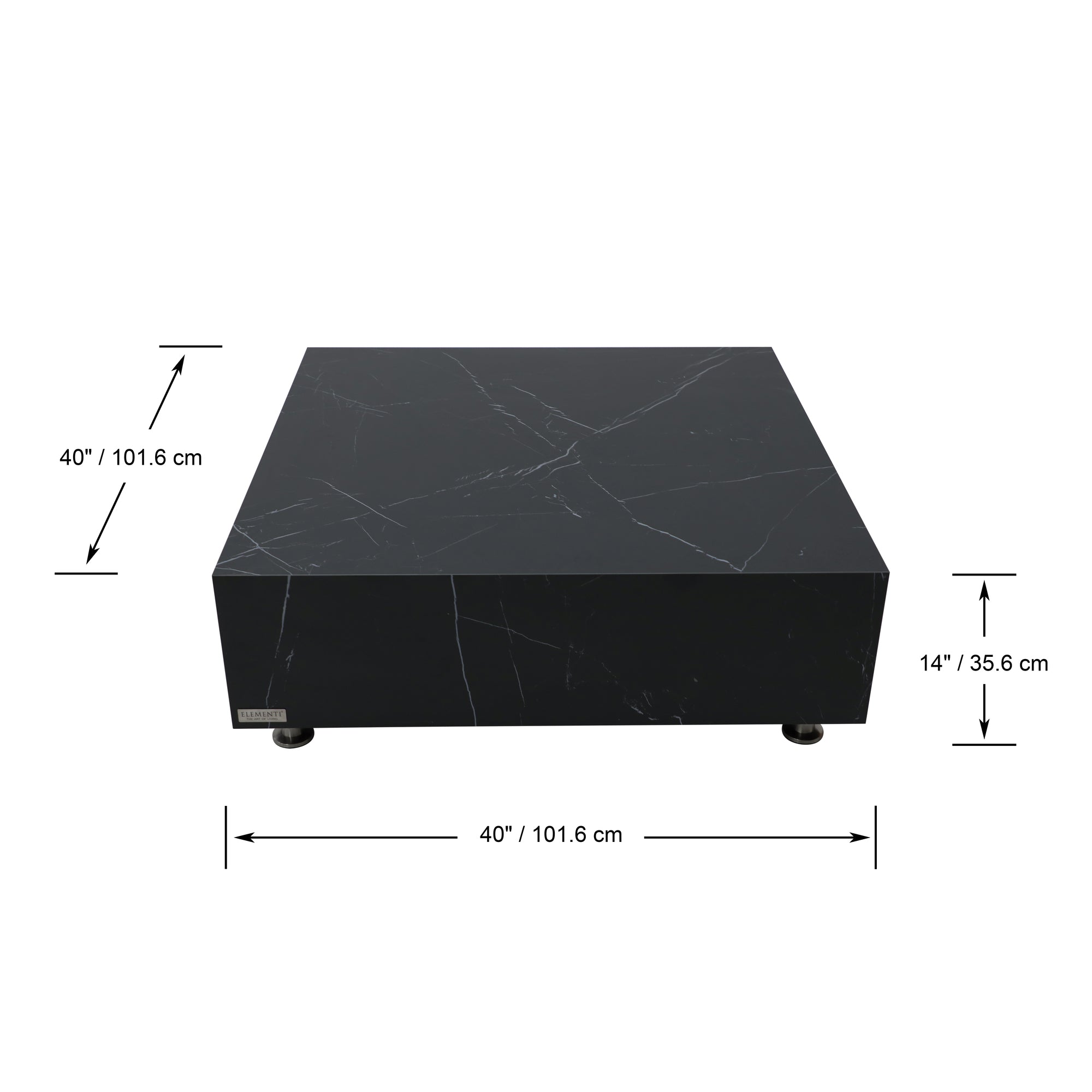 +Sofia Marble Porcelain Coffee Table (FCP-BB)