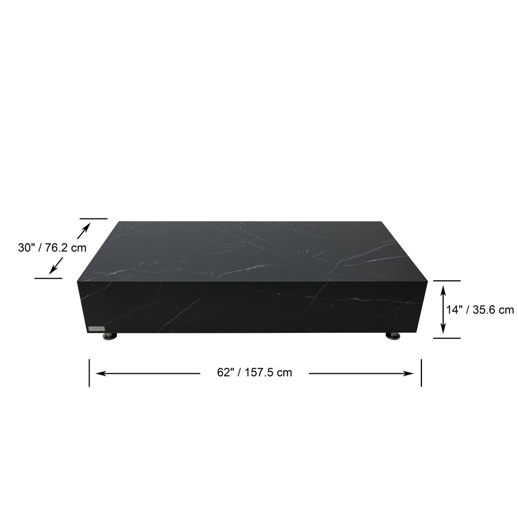 +Sofia Marble Porcelain Coffee Table (FCP-BB)