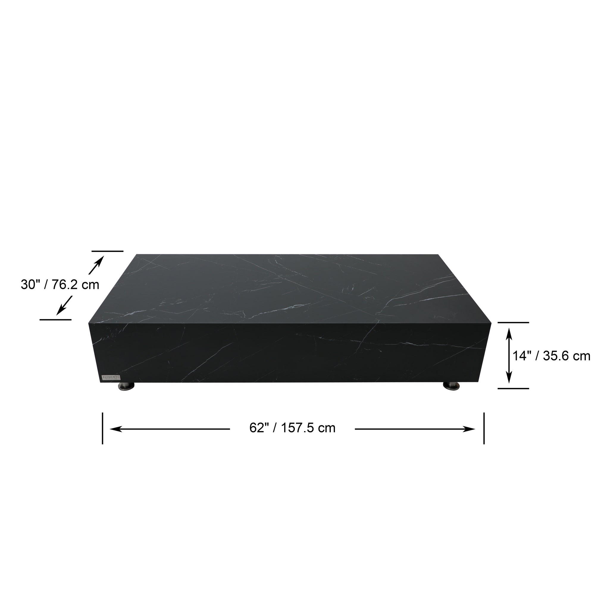+Sofia Marble Porcelain Coffee Table (FCP-BB)