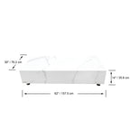 +Bianco Marble Porcelain Coffee Table (FCP-BW)