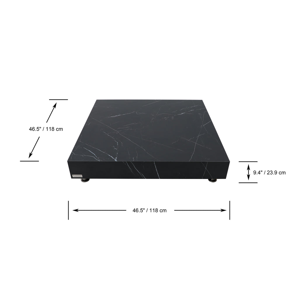 +Sofia Marble Porcelain Coffee Table (FCP-BB)