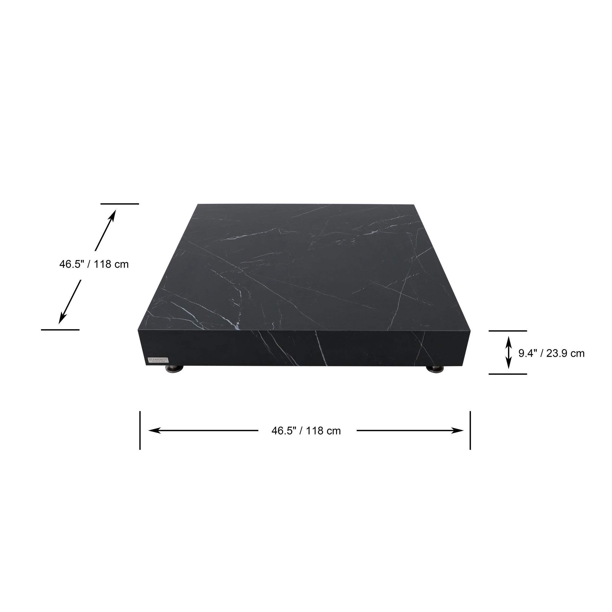 +Sofia Marble Porcelain Coffee Table (FCP-BB)