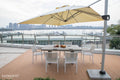 Santiago 72" Space Grey Concrete Dining Table (FDG01-SG)