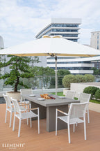 Santiago 72" Space Grey Concrete Dining Table (FDG01-SG)
