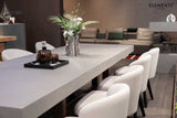 Malaga Concrete Dining Table w/ Manchurian Ash Legs (FDM-SG)