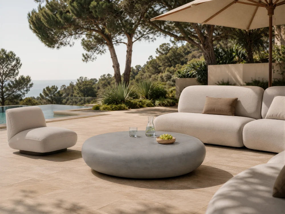 Hawaii 48" Concrete Coffee Table (FCG15)