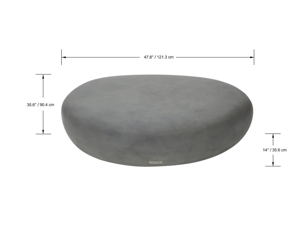 Hawaii 48" Concrete Coffee Table (FCG15)