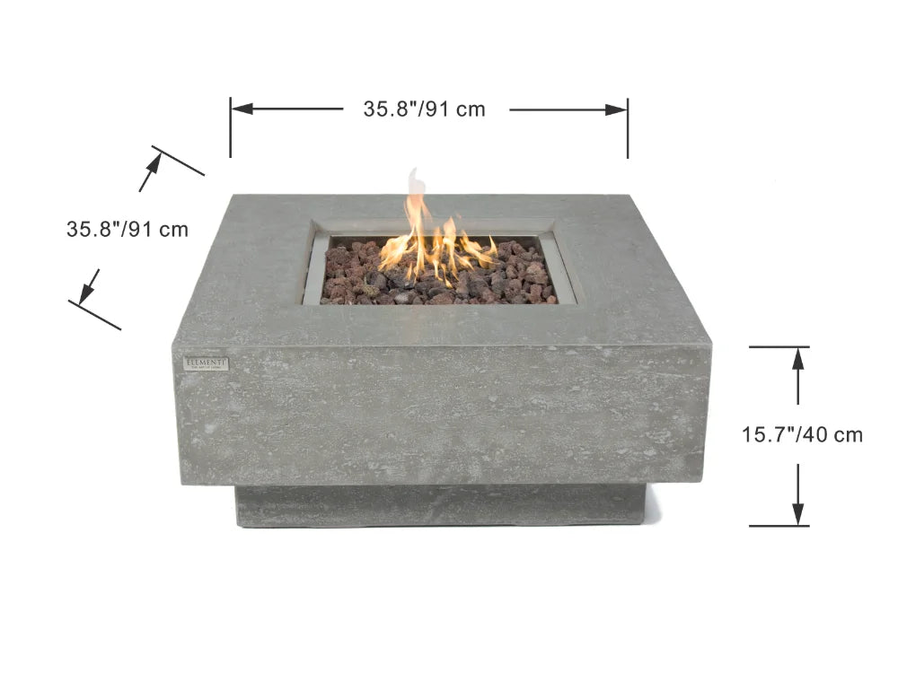 Manhattan 36" Concrete Fire Table (OFG103)